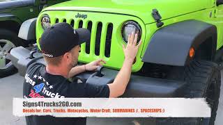 Video n9 How to Easy Install Headlight Jeep wrangler rubicon sahara jk jku tj cj