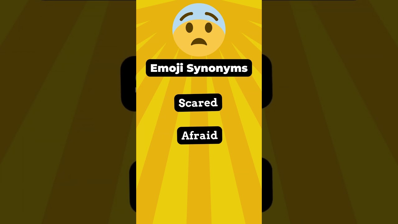 Emoji Vocabulary: 😨 Fearful Face Synonyms