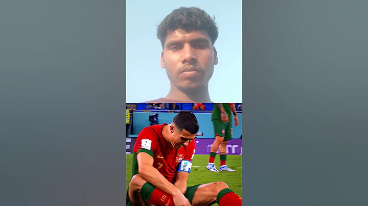 beautiful moment from Cristiano and Messi's banner 🥶 #shorts #worldcup #messi #ronaldo #football