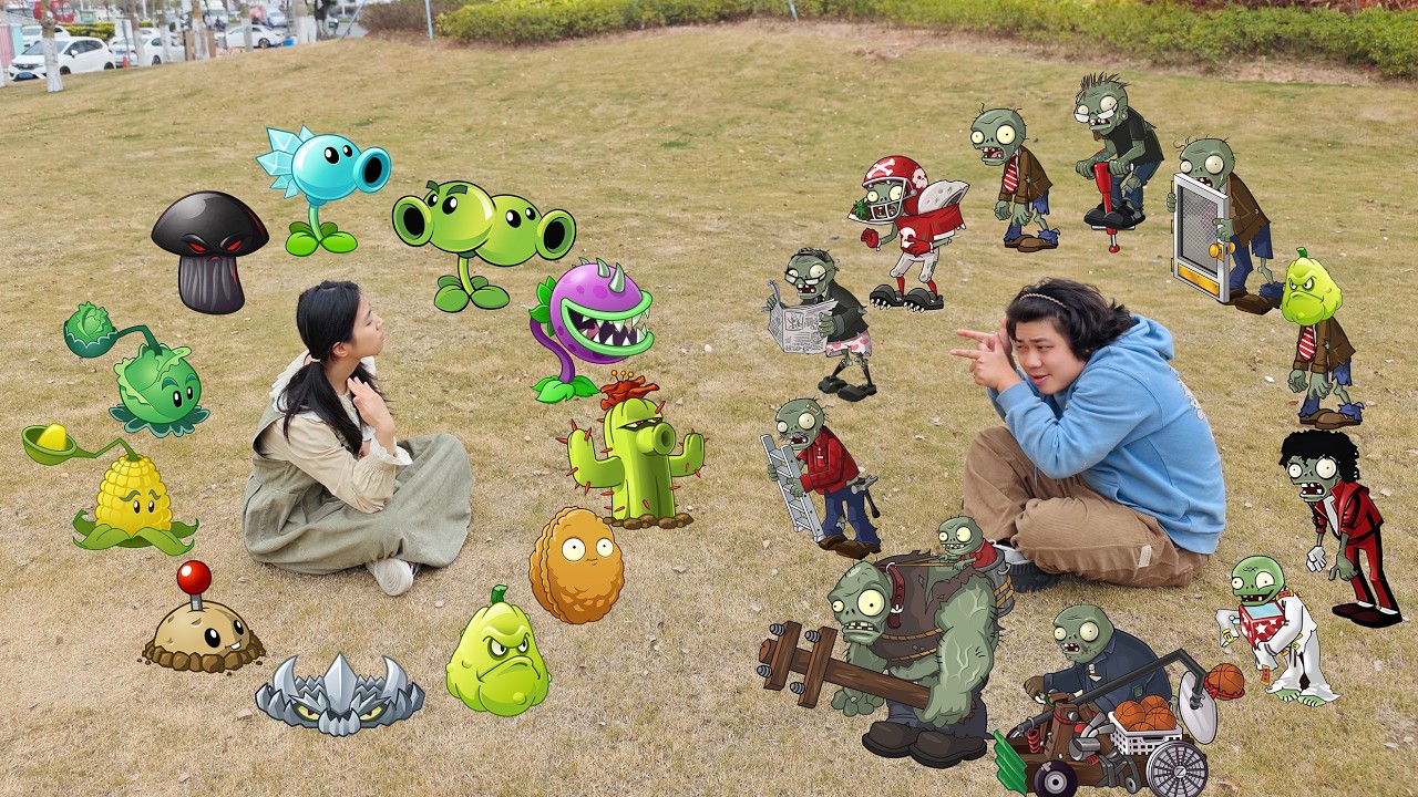 PLANTS VS ZOMBIES :CHESS PVZ DIFFERENT TOYS BATTLE IV（10 Zombie Kings Battle）