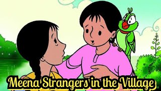 মীনার গ্রামের অপরিচিত মানুষ | Meena Bangla cartoon 2023 | Meena strangers in the Village.