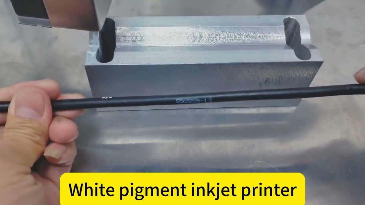 MISJET 7400 White pigment ink continuous inkjet printers for cable printing