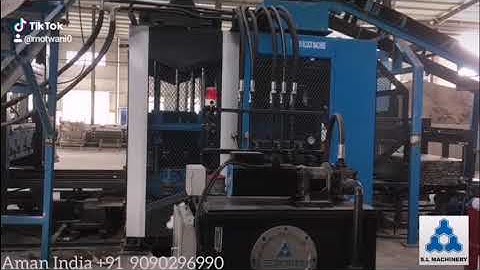 Sl Servo Concrete block machine