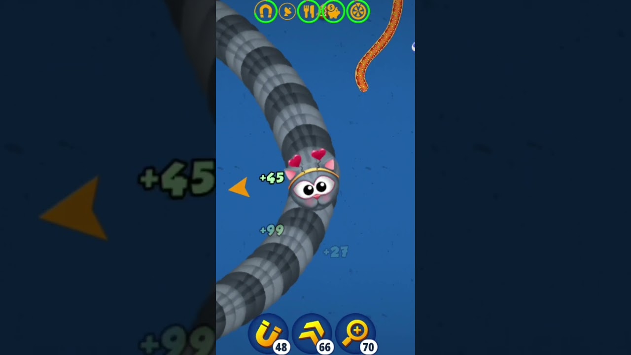 WormsZone.io 🐍 Worms Giant Monster Slither Snake Top 1 Score World 