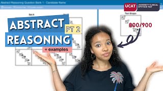 UCAT Abstract Reasoning 2020 - answering questions live (find the pattern everytime) | PART 2