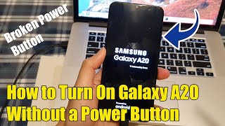 How to Turn On Galaxy A20 Without a Power Button / Broken Power Button screenshot 4