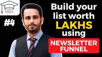 Earn lakhs using Online Newsletter Funnel? Mini MBA by Rahul Bhatnagar & Team