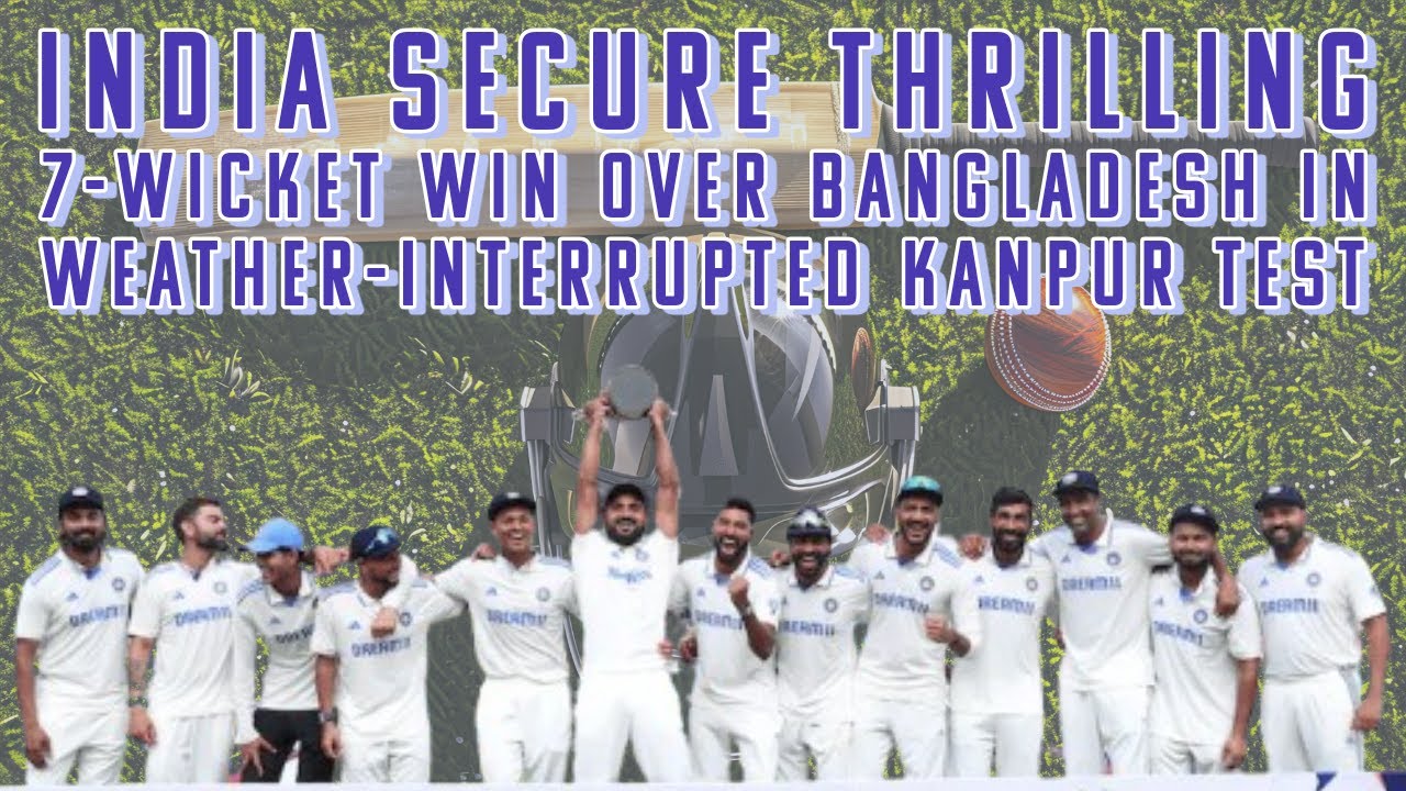 India Secure Thrilling 7-Wicket Win Over Bangladesh....