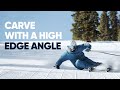 How to increase your edge angle  advanced ski carving
