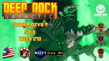 Deep Rock Galactic - Solo Engineer Elite Deep Dive [Week 273] (Pale Boneyard) Radioactive Zone