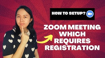 Zoom Guide - How to Manage a Zoom Meeting which Requires Registration
