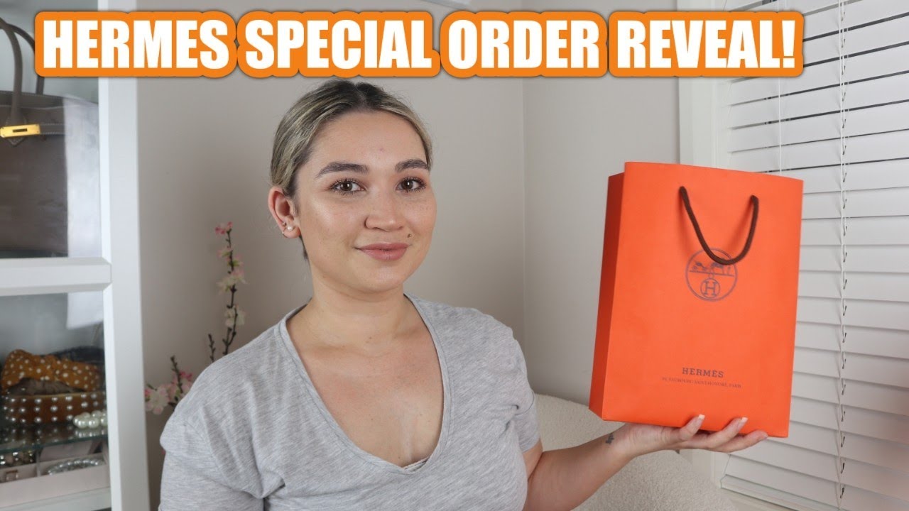 I CREATED MY OWN HORSESHOE STAMP ITEM ! HERMES SPECIAL ORDER