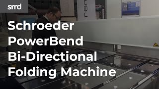 Schroeder PowerBend Bi-directional Folding Machine Rear View