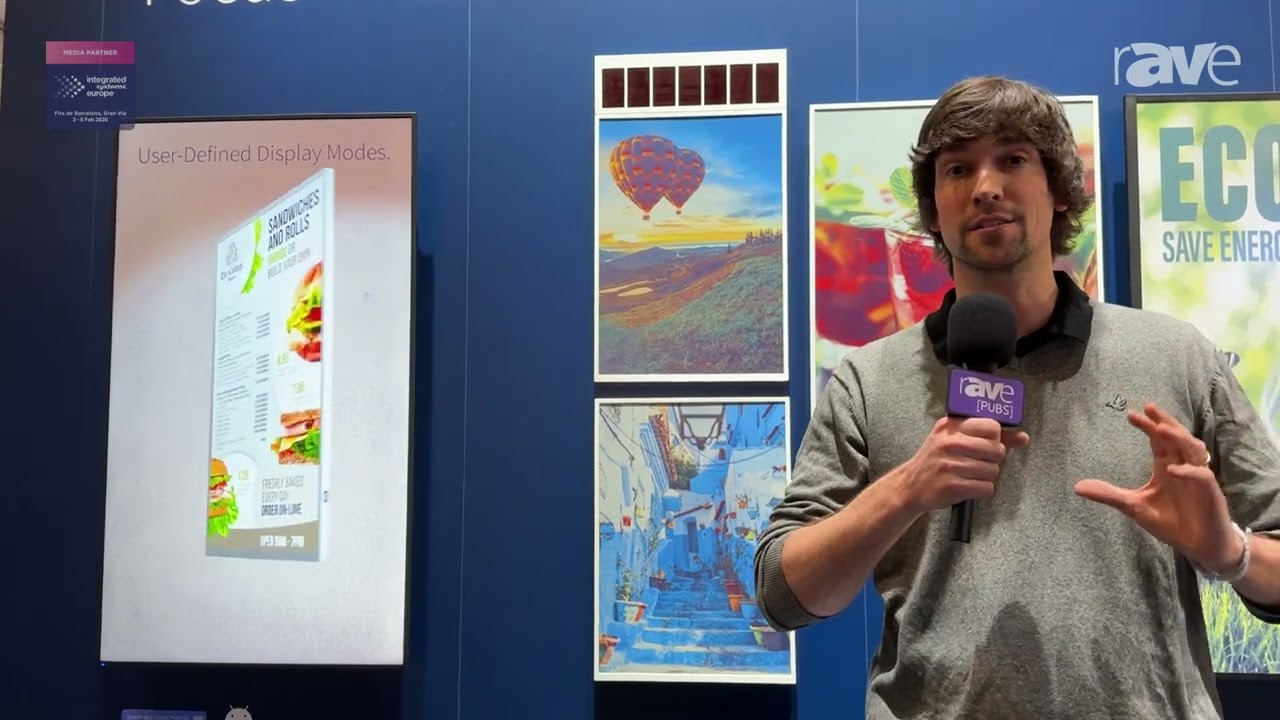 ISE 2026: Sharp Talks Color ePaper Displays with IGZO Backplane Technology and Solar Power