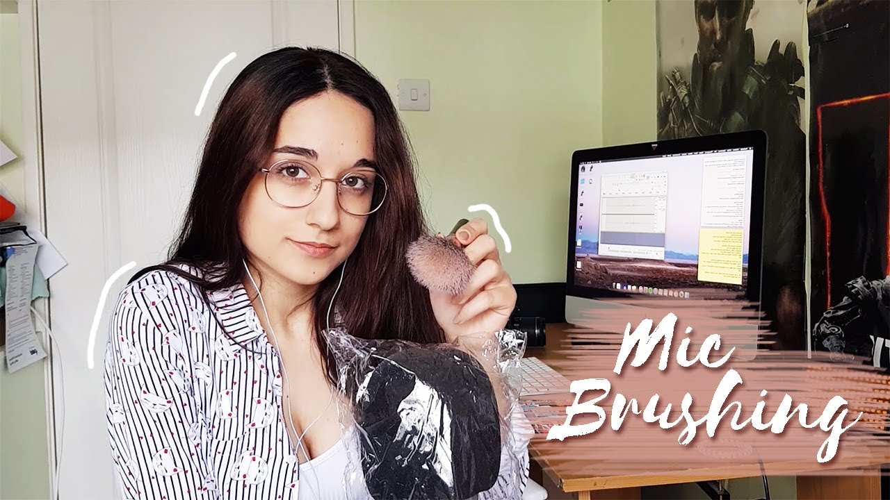 ASMR Intense Mic Brushing and Scratching (No Talking) - YouTube