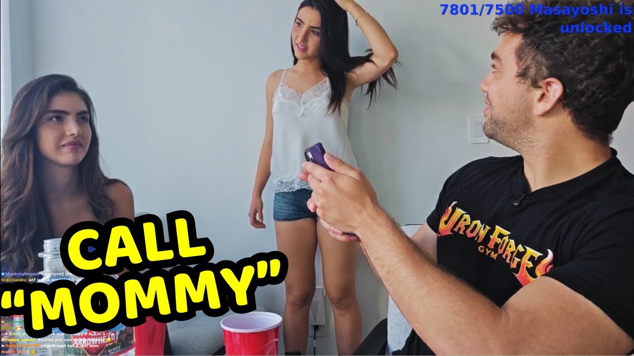 Mizkif Is Pressed To Reveal Why Andrea Is Saved As Mommy