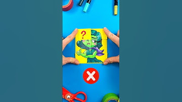 Solving Paper Craft Puzzles with Disgust by Inside Out 2 🧩#insideout2 #papercraft #puzzle #puzzles