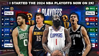 NBA Playoffs now?! NOVEMBER (2K24 Live Simulation) pt 1