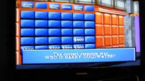 Jeopardy! Nintendo 64 Run: Game 1
