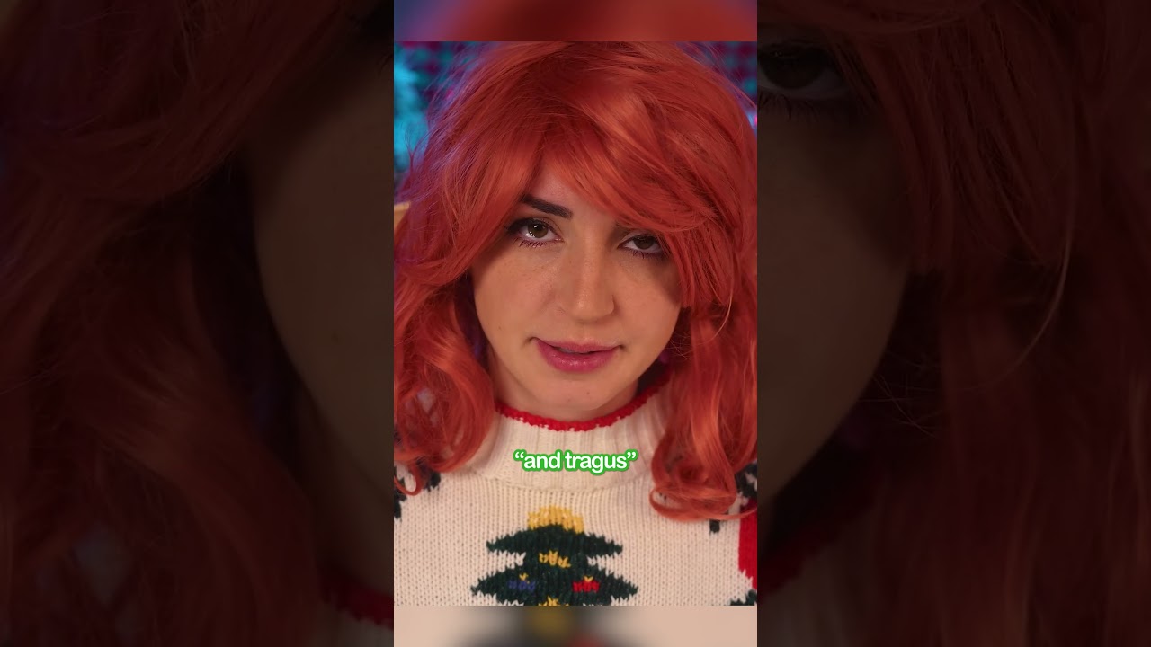 ASMR - (Very reluctantly) measuring your ears #shorts