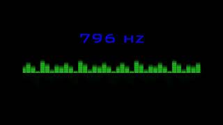 ⒽⓏ| 796 hz Pure Tone Frequency| NO Music , For Meditation, Testing. Black Screen