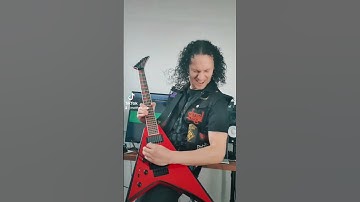 Thumbnail of Iron Maiden - Wasted years guitar solo cover #shorts #guitarsolo #adriansmith #heavymetal
