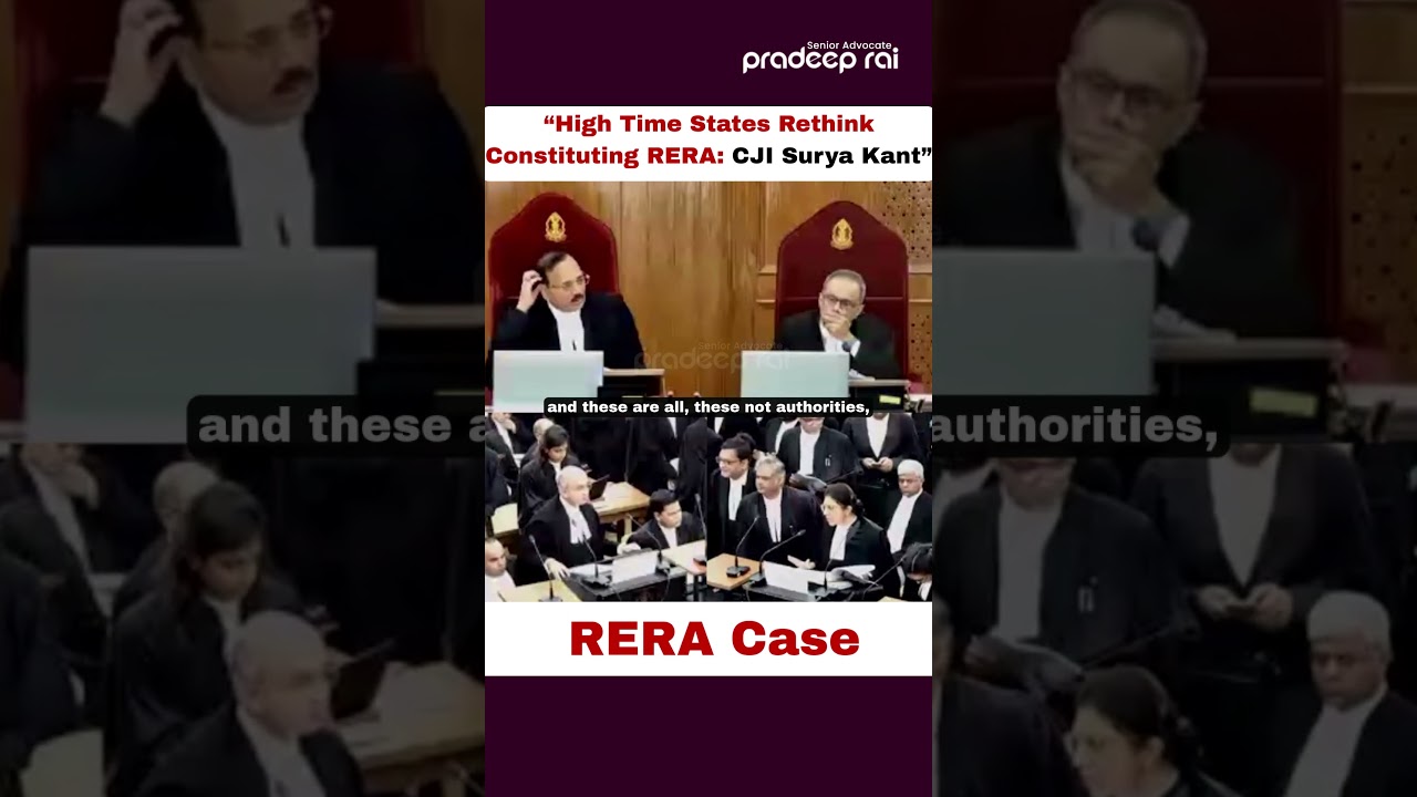 Давно пора штатам переосмыслить создание RERA: главный судья Верховного суда Сурья Кант 