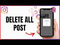 Delete Instagram Posts Quickly | Multiple Posts at Once - 2026 Update