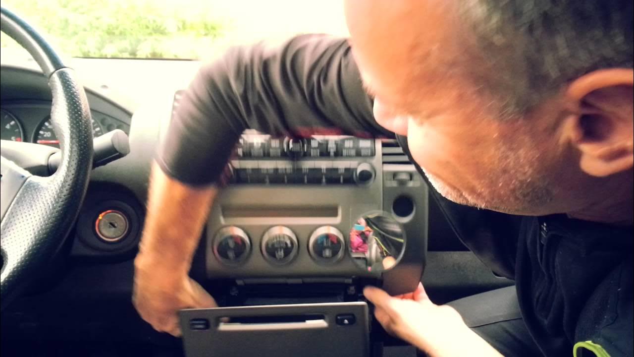 Nissan Navara D40 fascia and centre console removal YouTube