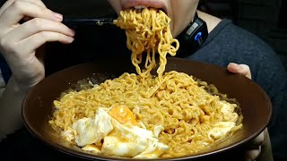 Asmr Mukbang Creamy Indomie Rendang  Yum  
