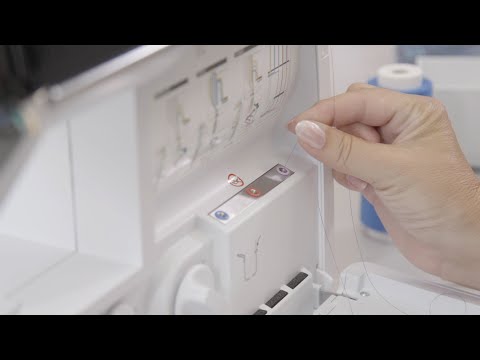 L 890 Overlocker / Coverstitch Combo: How to Thread the Chain Looper