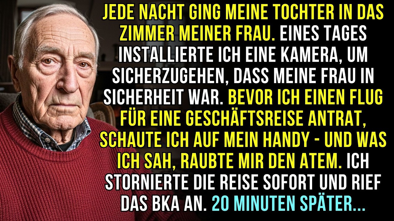 Jede Nacht schlich meine Tochter ins Zimmer meiner Frau – Was die Kamera zeigte, schockierte mich