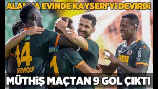 Alanyaspor Kayseri̇spor Alanya Devi̇rdi̇ Muhteşem Gali̇bi̇yet