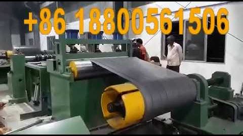 ZJX1250mm Silicon steel slitting line for transformer core manufacturing.