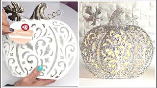 DOLLAR TREE DIY | NEW WAYS TO DECORATE DOLLAR TREE PUMPKINS @BeverlysStunningCreations