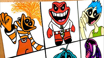 How To Draw INSIDE OUT 2 x MONSTERS SMILING CRITTERS?!