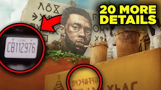 Black Panther Wakanda Forever 20 MORE Easter Eggs You Missed!