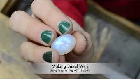 Making Bezel Wire Using Pepe Rolling Mill