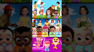 Bebefinn Pinkfong X Scary Boss Baby Coffin Dance Song Cover Tiles hop #shortsfeed #bebefinn