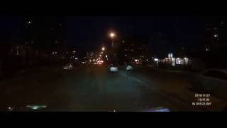Тест видеорегистратора RS DVR-213WF (ночь) на Raf ( Раф ) 2203 turbo 2.9/Mercedes Benz w 210 e 290