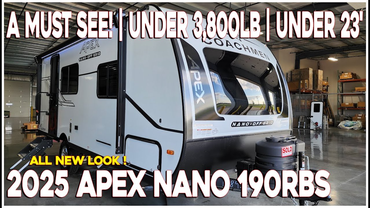 Super Nice Compact 2025 Apex Nano 190RBS Travel Trailer by Coachmen RV @ Couchs RV Nation RV Tour