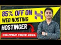 Best hostinger discount coupon code 2024  upto 85 off 