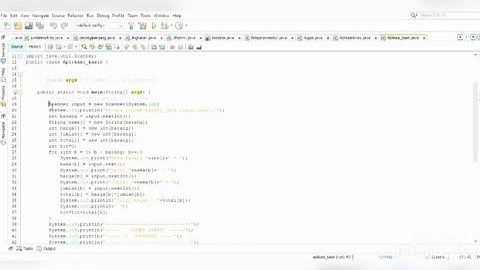 Tugas kelompok Struktur data Membuat program aplikasi kasir BY (Nur Jihan Arifi dan Kevinda Akbar)