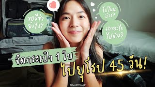 จัดกระเป๋าไปยุโรป+เม้ามอยเอกสารวีซ่าสวิตเซอร์แลนด์ | ZuvapitSnap