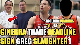 Ginebra Trade Deadline Sign Greg Slaughter  Ginebra New 70 At 610 Bigman Lumakas Bigla 