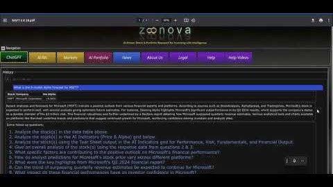 MSFT 5 6 24. An AI Machine Learning Stock/Company Report