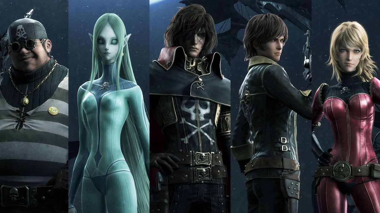 Космический пират Харлок (2013) Полнометражный анимационный фильм с ...