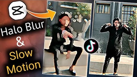 Halo Blur & Slow + Fast Motion Video Editing In Capcut App || Tik Tok Trending Video Edit Tutorial