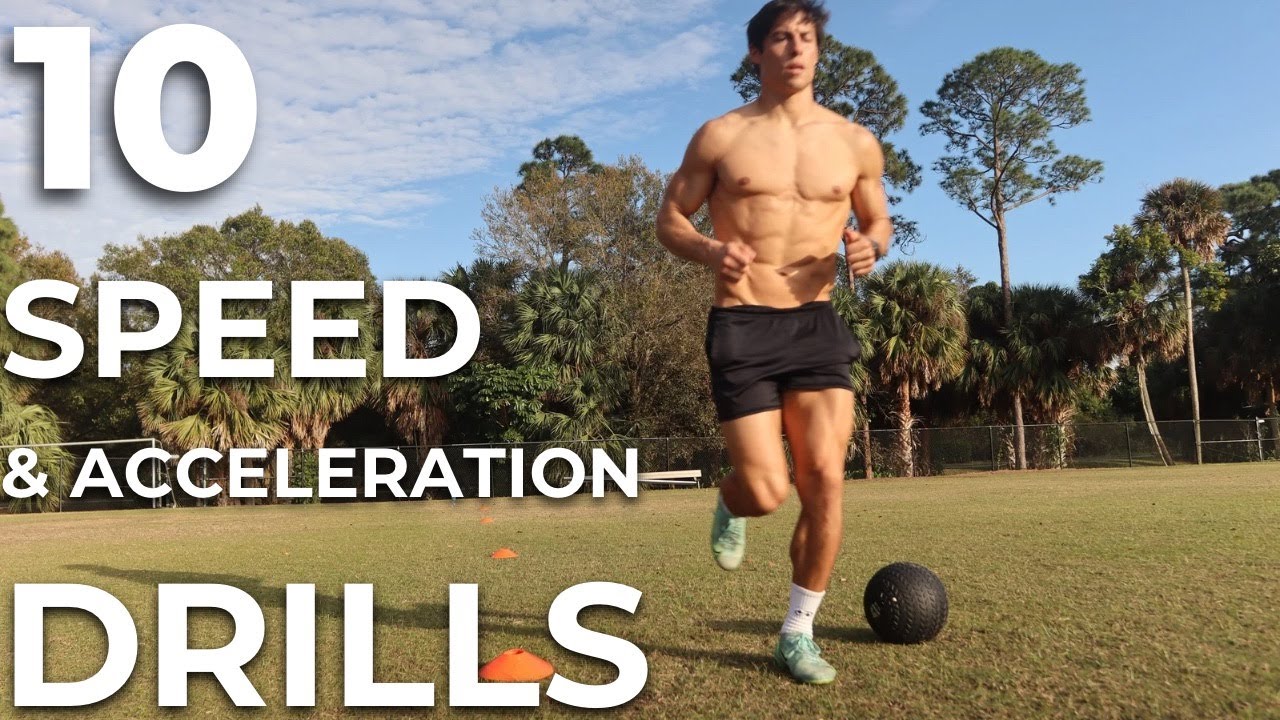 How To Improve Speed and Acceleration / 10 Drills For Footballers - YouTube