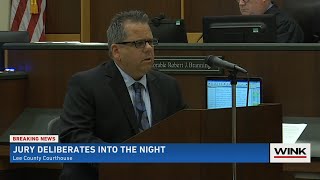 Jury deliberates Zieler's case late into the night